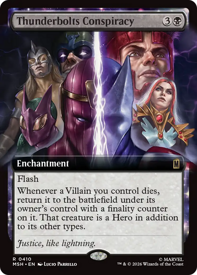 Thunderbolts Conspiracy (Extended Art) [Marvel Super Heroes] | Exor Games Summserside