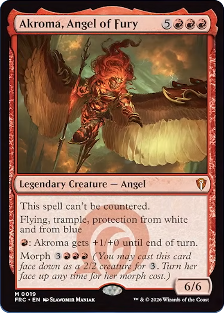 Akroma, Angel of Fury [Reality Fracture Commander] | Exor Games Summserside