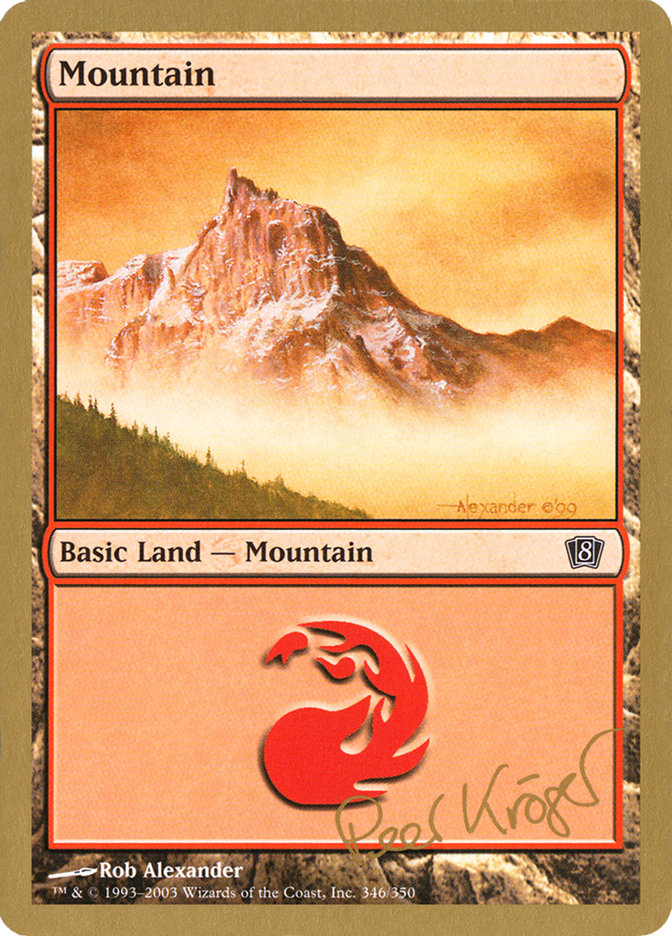 Mountain (pk346) (Peer Kroger) [World Championship Decks 2003] | Exor Games Summserside