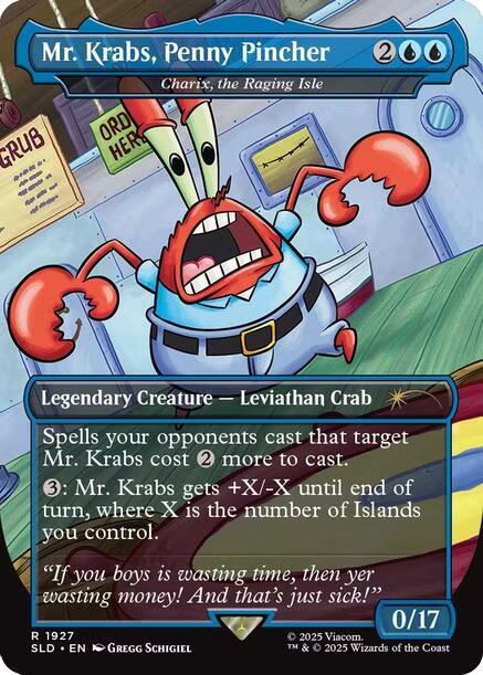 Mr. Krabs, Penny Pincher - Charix, the Raging Isle [Secret Lair Drop Series] | Exor Games Summserside