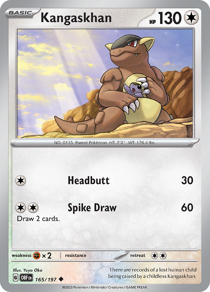 Kangaskhan (165/197) [Scarlet & Violet: Obsidian Flames] | Exor Games Summserside