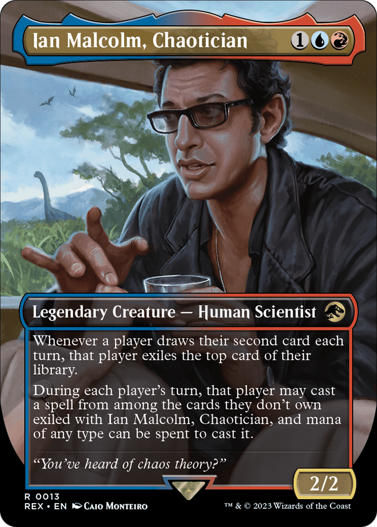 Ian Malcolm, Chaotician (Borderless) [Jurassic World Collection] | Exor Games Summserside