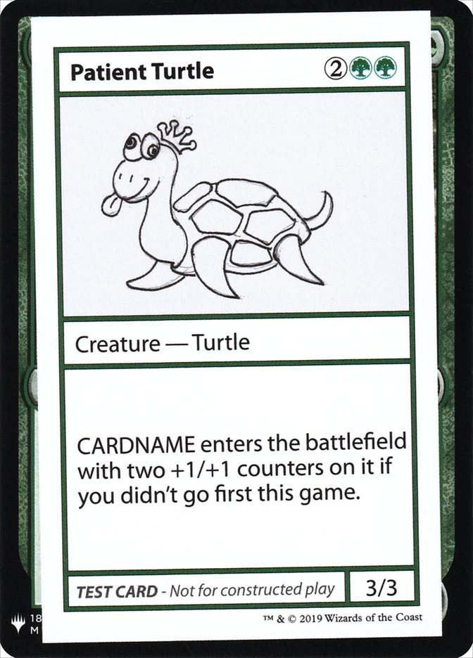 Patient Turtle [Mystery Booster Playtest Cards] | Exor Games Summserside