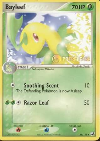 Bayleef (35/115) (Prerelease Promo) [Nintendo: Black Star Promos] | Exor Games Summserside