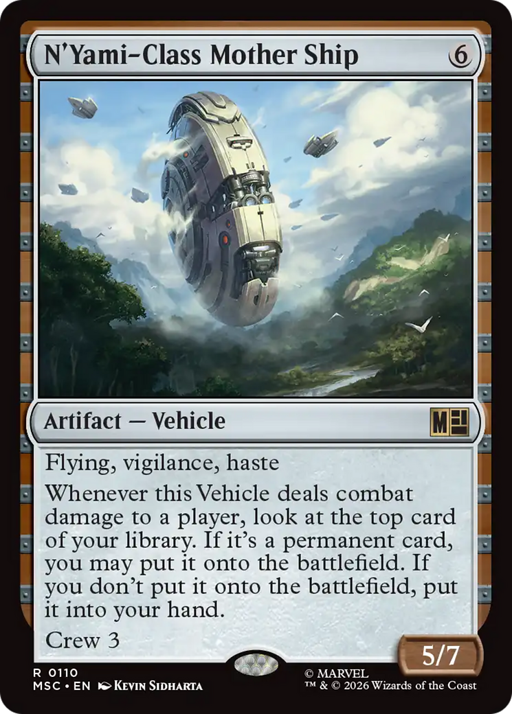 N'Yami-Class Mother Ship (Surge Foil) [Marvel Super Heroes Commander] | Exor Games Summserside
