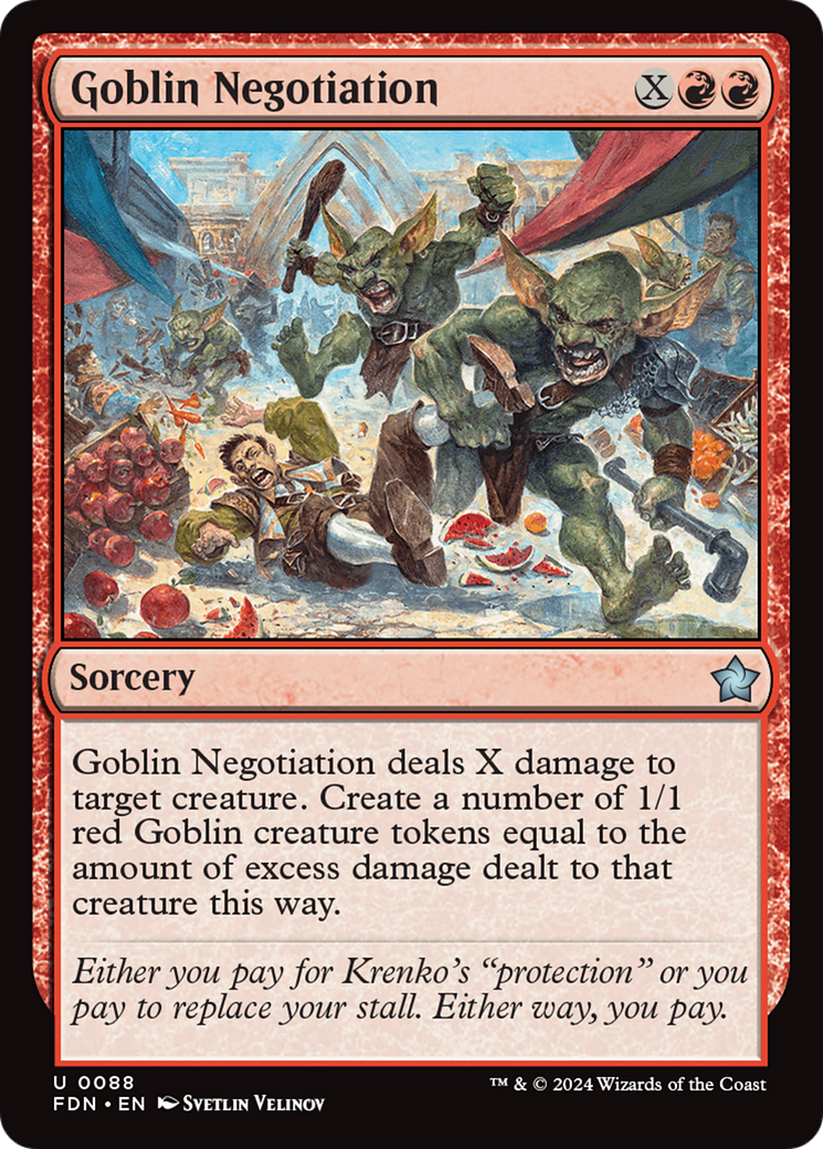 Goblin Negotiation [Foundations] | Exor Games Summserside