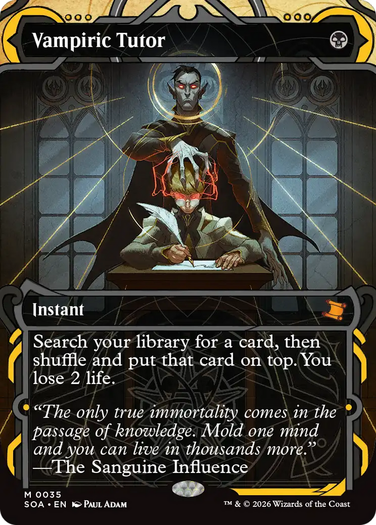 Vampiric Tutor [Secrets of Strixhaven: Mystical Archive] | Exor Games Summserside