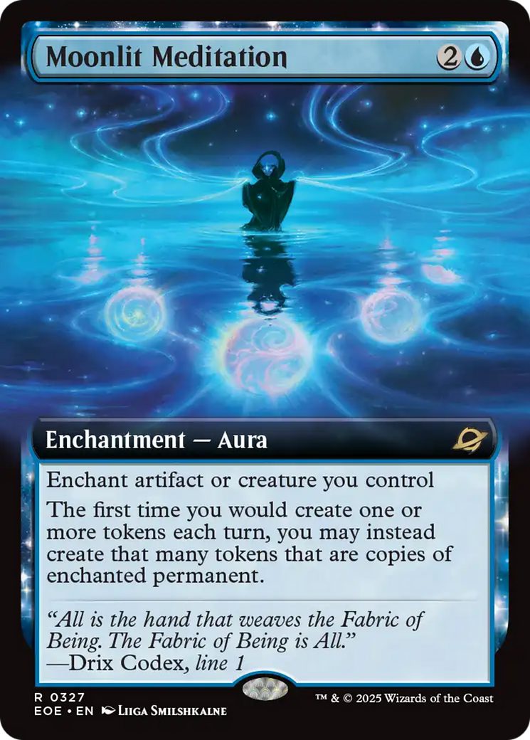 Moonlit Meditation (Extended Art) [Edge of Eternities] | Exor Games Summserside