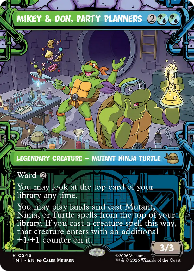 Mikey & Don, Party Planners (Showcase) [Teenage Mutant Ninja Turtles] | Exor Games Summserside