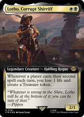 Lotho, Corrupt Shirriff (Extended Art) (Surge Foil) [The Lord of the Rings: Tales of Middle-Earth] | Exor Games Summserside