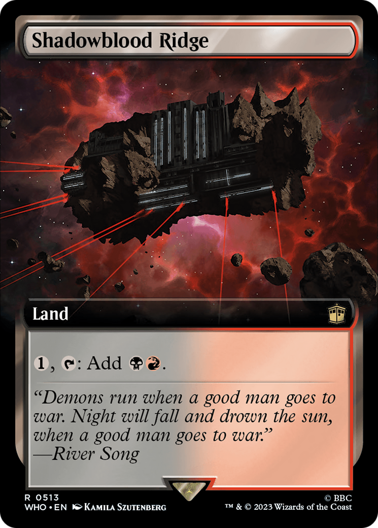 Shadowblood Ridge (Extended Art) [Doctor Who] | Exor Games Summserside