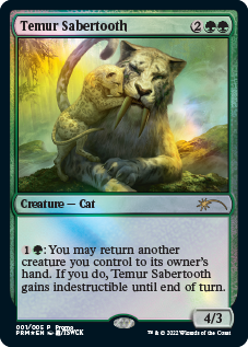 Temur Sabertooth [Year of the Tiger 2022] | Exor Games Summserside