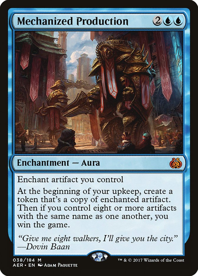 Mechanized Production [Aether Revolt] | Exor Games Summserside