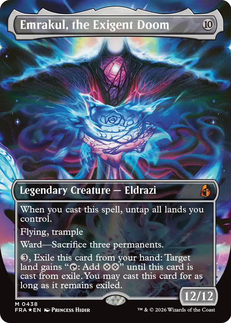 Emrakul, the Exigent Doom (Borderless) [Reality Fracture] | Exor Games Summserside