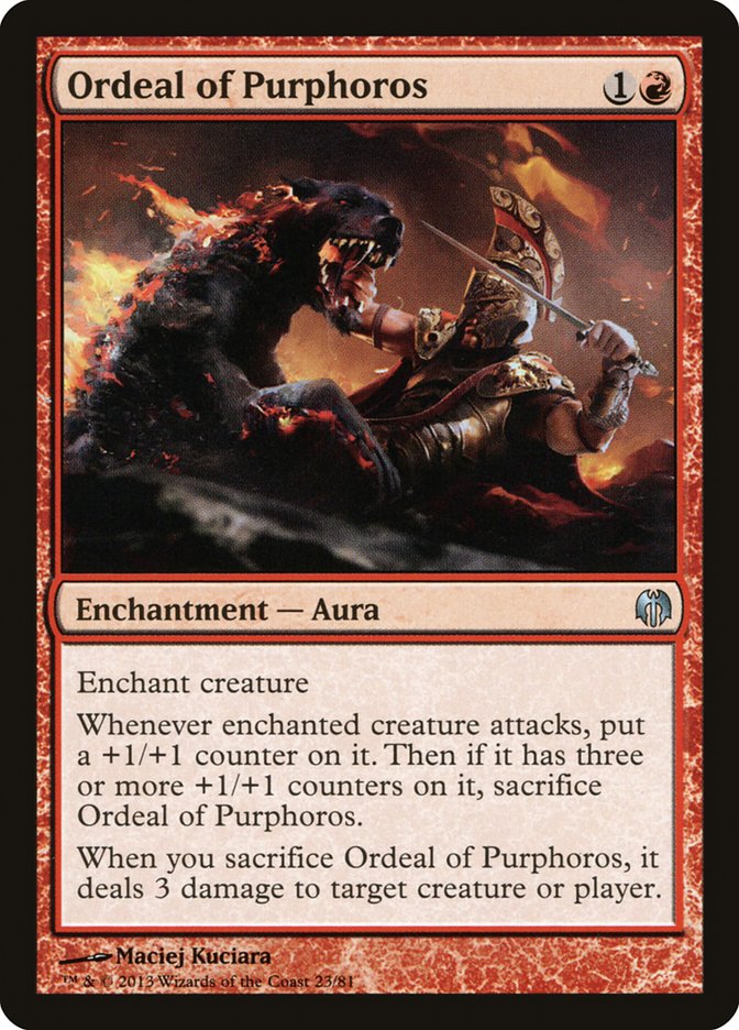 Ordeal of Purphoros [Duel Decks: Heroes vs. Monsters] | Exor Games Summserside