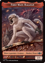 First Mate Ragavan // Treasure Double-Sided Token [Tarkir: Dragonstorm Commander Tokens] | Exor Games Summserside