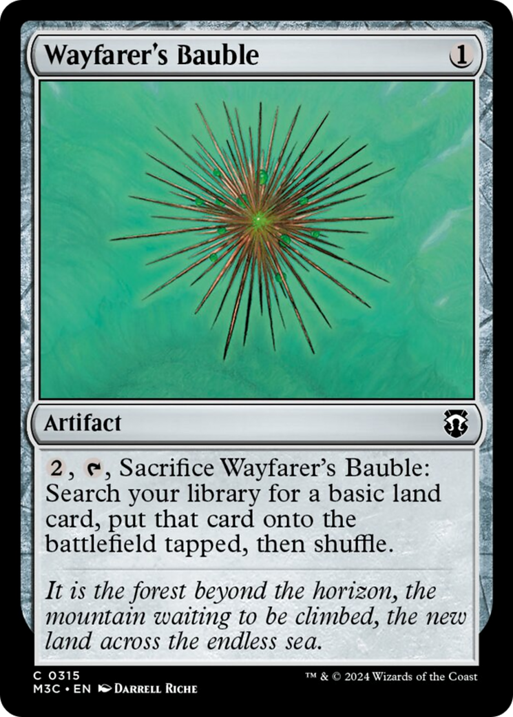 Wayfarer's Bauble (Ripple Foil) [Modern Horizons 3 Commander] | Exor Games Summserside