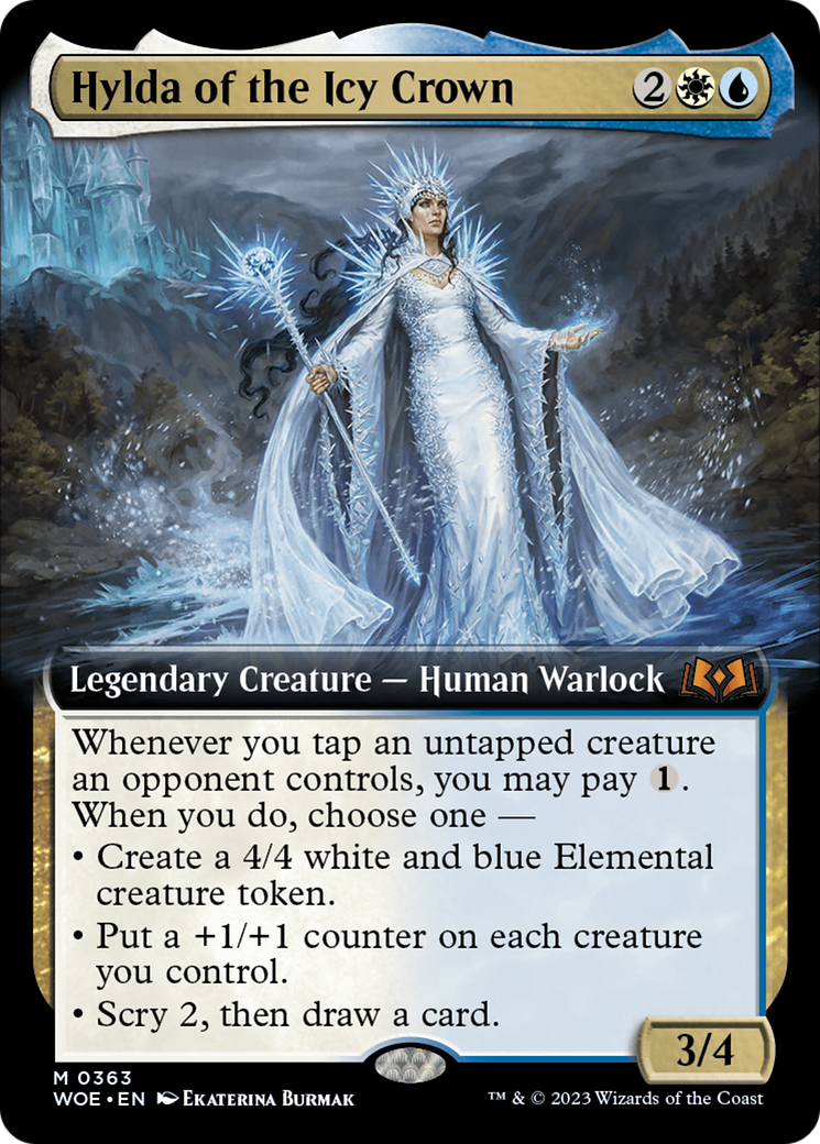 Hylda of the Icy Crown (Extended Art) [Wilds of Eldraine] | Exor Games Summserside