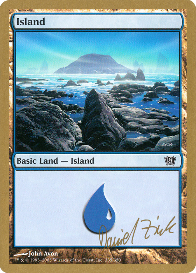 Island (dz335) (Daniel Zink) [World Championship Decks 2003] | Exor Games Summserside