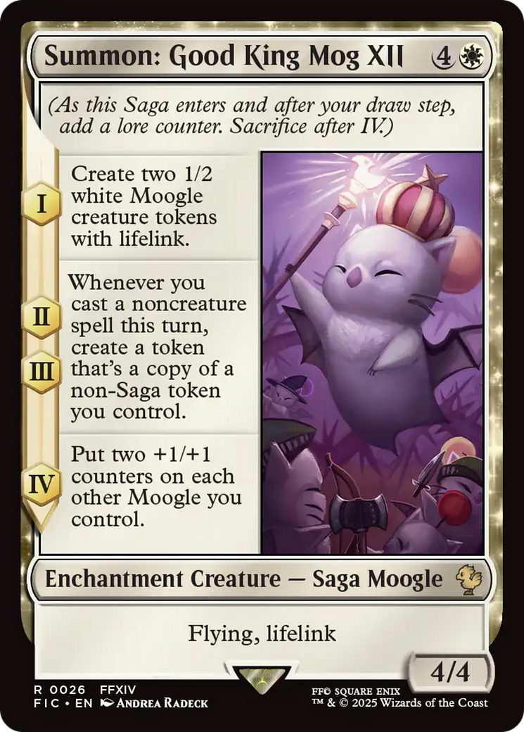 Summon: Good King Mog XII [FINAL FANTASY Commander] | Exor Games Summserside