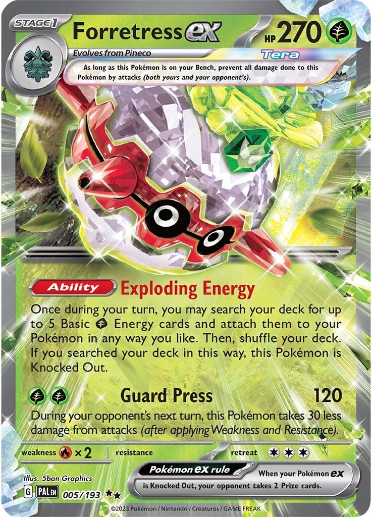 Forretress ex (005/193) [Scarlet & Violet: Paldea Evolved] | Exor Games Summserside