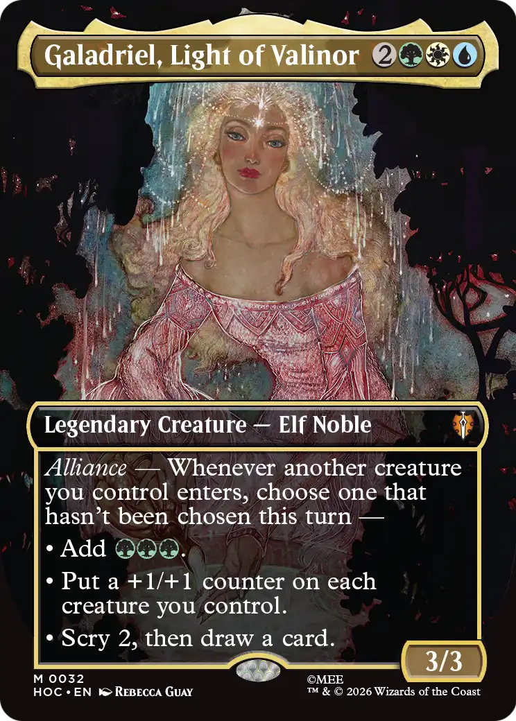 Galadriel, Light of Valinor (Borderless) [The Hobbit: Eternal-Legal] | Exor Games Summserside