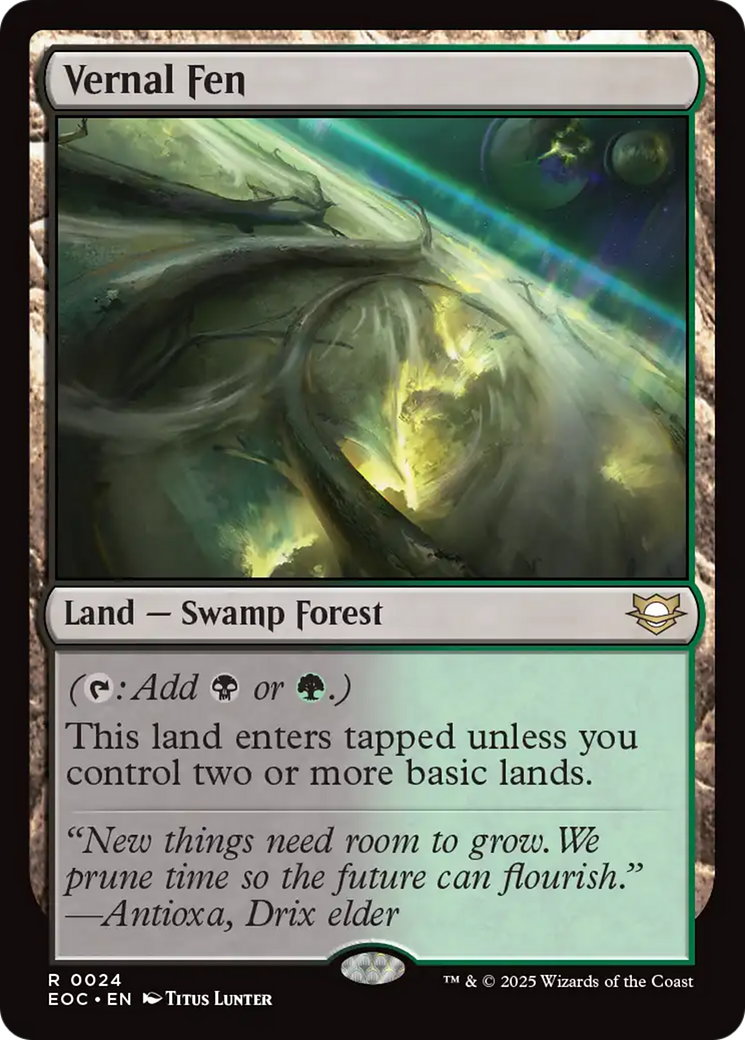 Vernal Fen [Edge of Eternities Commander] | Exor Games Summserside