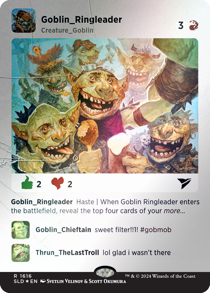 Goblin Ringleader (Rainbow Foil) [Secret Lair Drop Series] | Exor Games Summserside