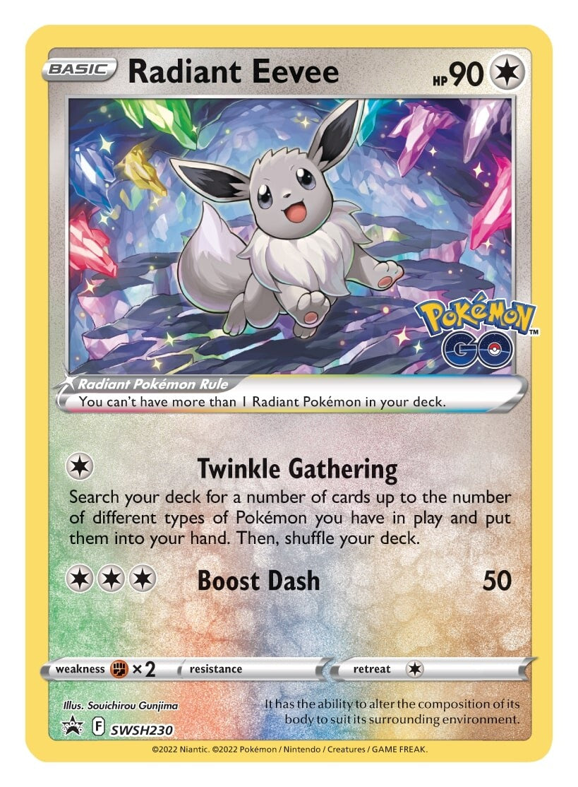 Radiant Eevee (SWSH230) [Sword & Shield: Black Star Promos] | Exor Games Summserside