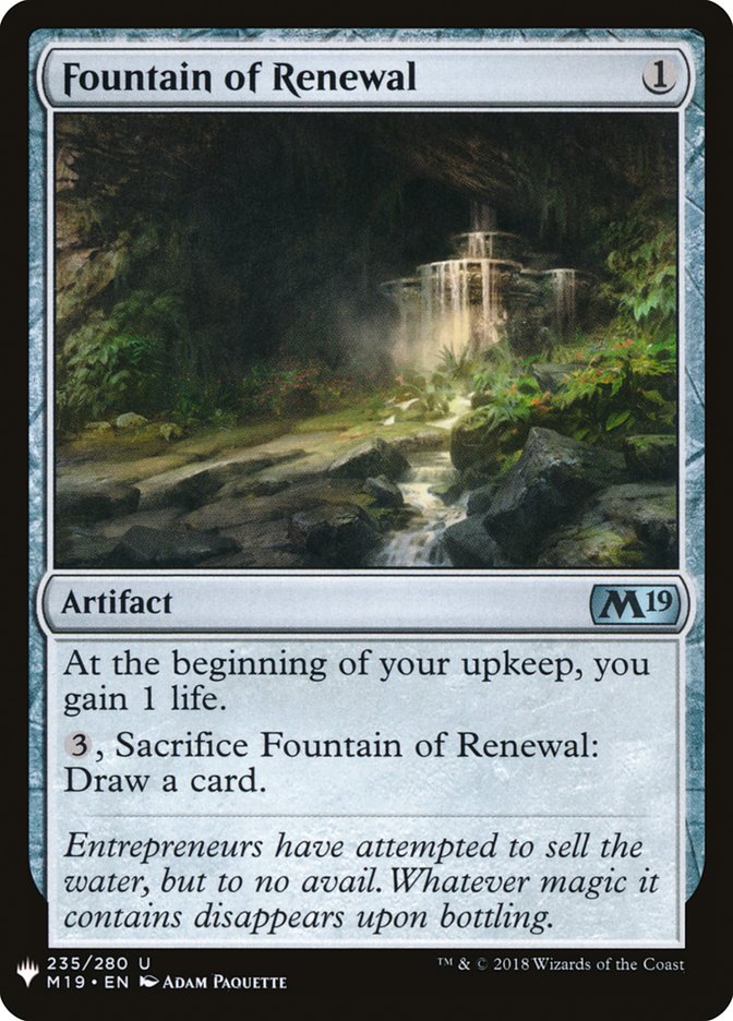 Fountain of Renewal [Mystery Booster] | Exor Games Summserside