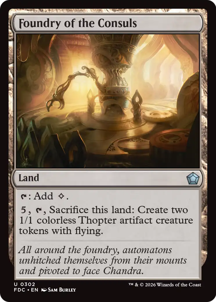 Foundry of the Consuls [Foundations Commander] | Exor Games Summserside