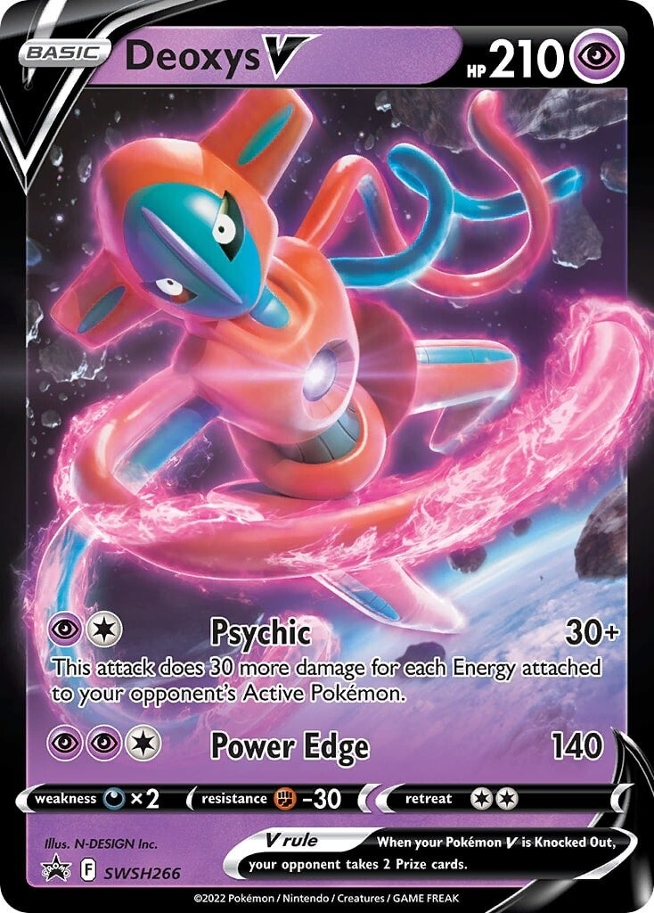 Deoxys V (SWSH266) [Sword & Shield: Black Star Promos] | Exor Games Summserside