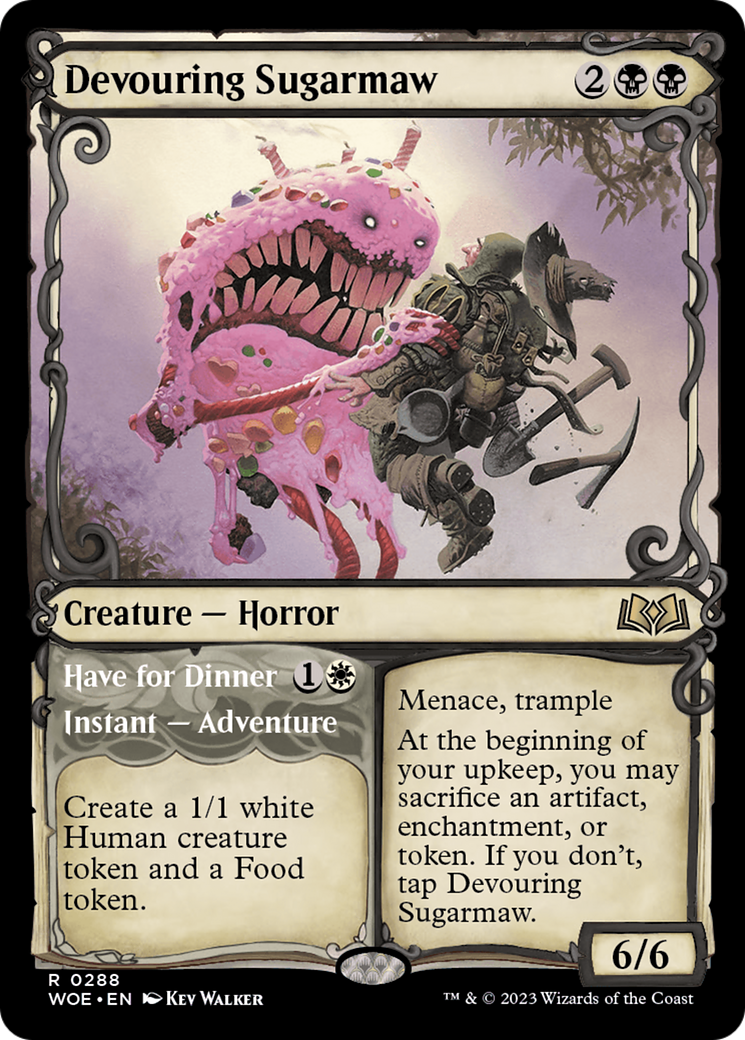 Devouring Sugarmaw // Have For Dinner (Showcase) [Wilds of Eldraine] | Exor Games Summserside