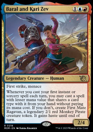 Baral and Kari Zev (Promo Pack) [March of the Machine Promos] | Exor Games Summserside