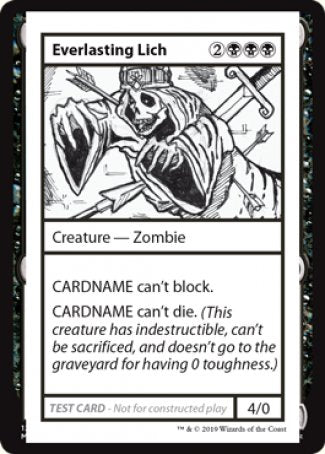 Everlasting Lich (2021 Edition) [Mystery Booster Playtest Cards] | Exor Games Summserside