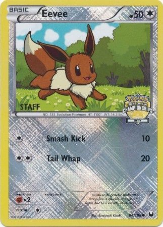 Eevee (84/108) (City Championship Staff) [League & Championship Cards] | Exor Games Summserside