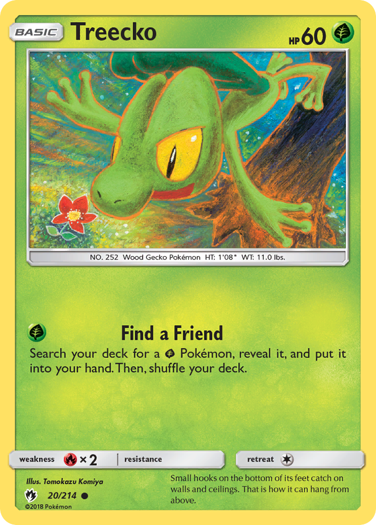 Treecko (20/214) [Sun & Moon: Lost Thunder] | Exor Games Summserside