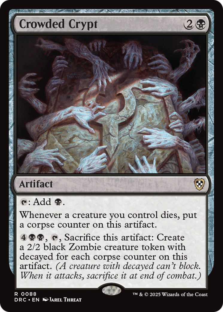 Crowded Crypt [Aetherdrift Commander] | Exor Games Summserside