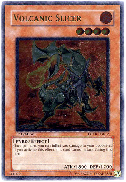 Volcanic Slicer [FOTB-EN012] Ultimate Rare | Exor Games Summserside