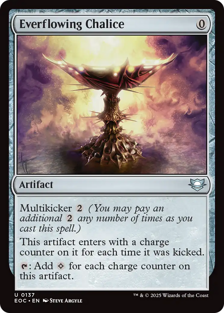 Everflowing Chalice [Edge of Eternities Commander] | Exor Games Summserside