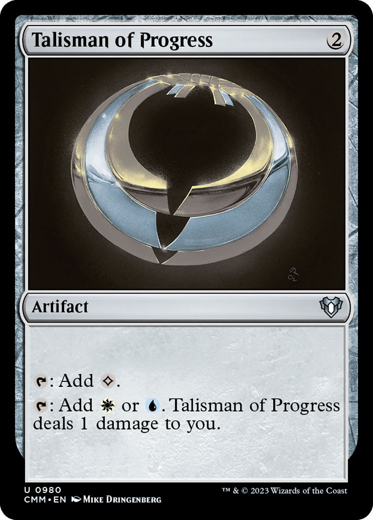 Talisman of Progress [Commander Masters] | Exor Games Summserside