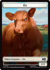 Ox (007) // Construct (014) Double-Sided Token [Marvel Super Heroes Commander Tokens] | Exor Games Summserside