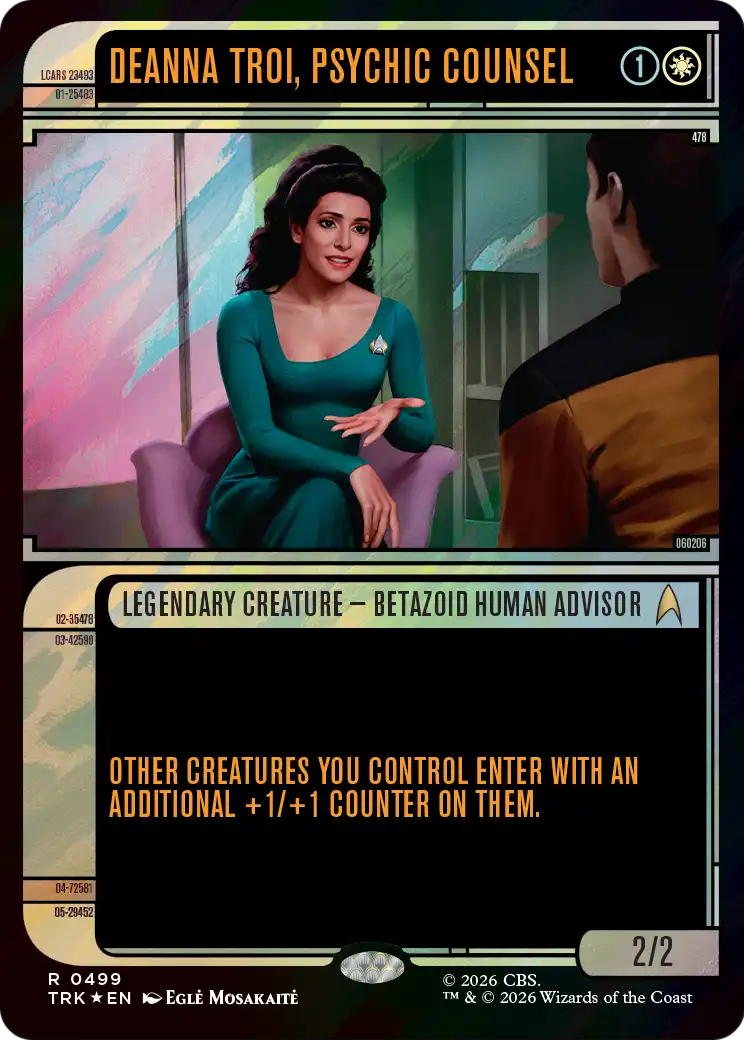 Deanna Troi, Psychic Counsel (Showcase) (Surge Foil) [Star Trek] | Exor Games Summserside