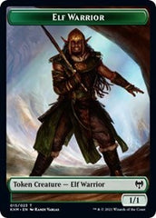 Elf Warrior // Icy Manalith Double-Sided Token [Kaldheim Tokens] | Exor Games Summserside