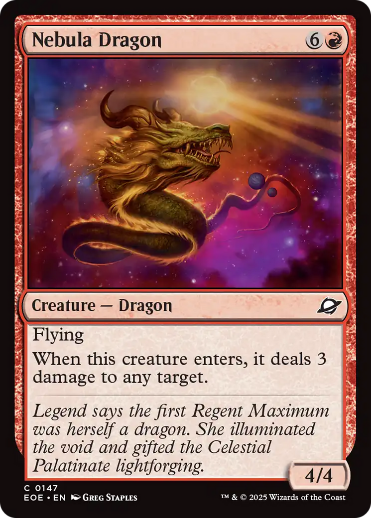 Nebula Dragon [Edge of Eternities] | Exor Games Summserside