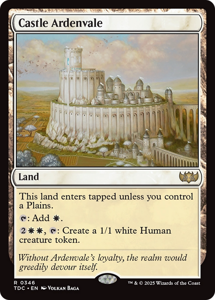 Castle Ardenvale [Tarkir: Dragonstorm Commander] | Exor Games Summserside