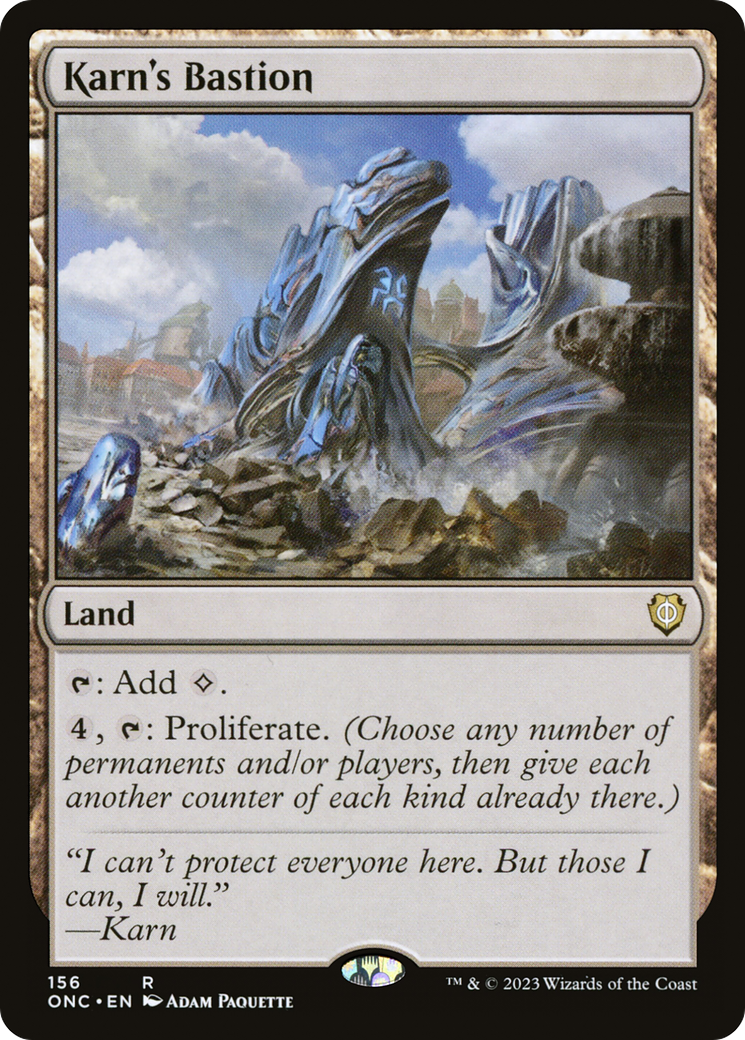 Karn's Bastion [Phyrexia: All Will Be One Commander] | Exor Games Summserside