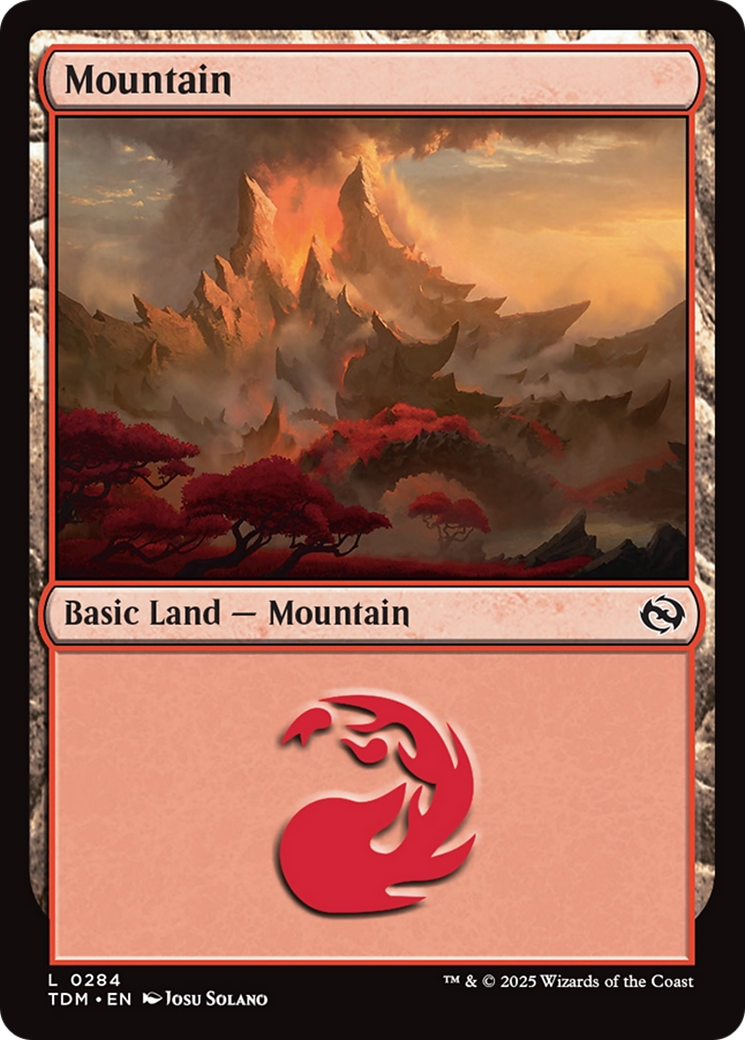 Mountain (0284) [Tarkir: Dragonstorm] | Exor Games Summserside