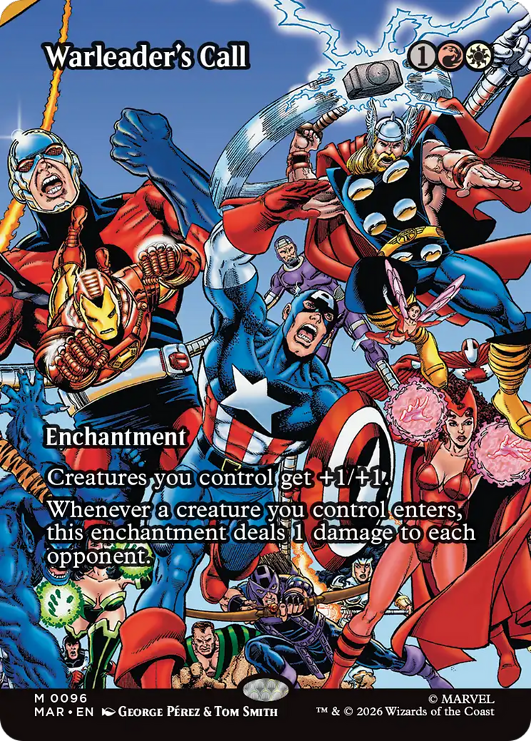 Warleader's Call (Borderless) [Marvel Universe: Eternal-Legal] | Exor Games Summserside