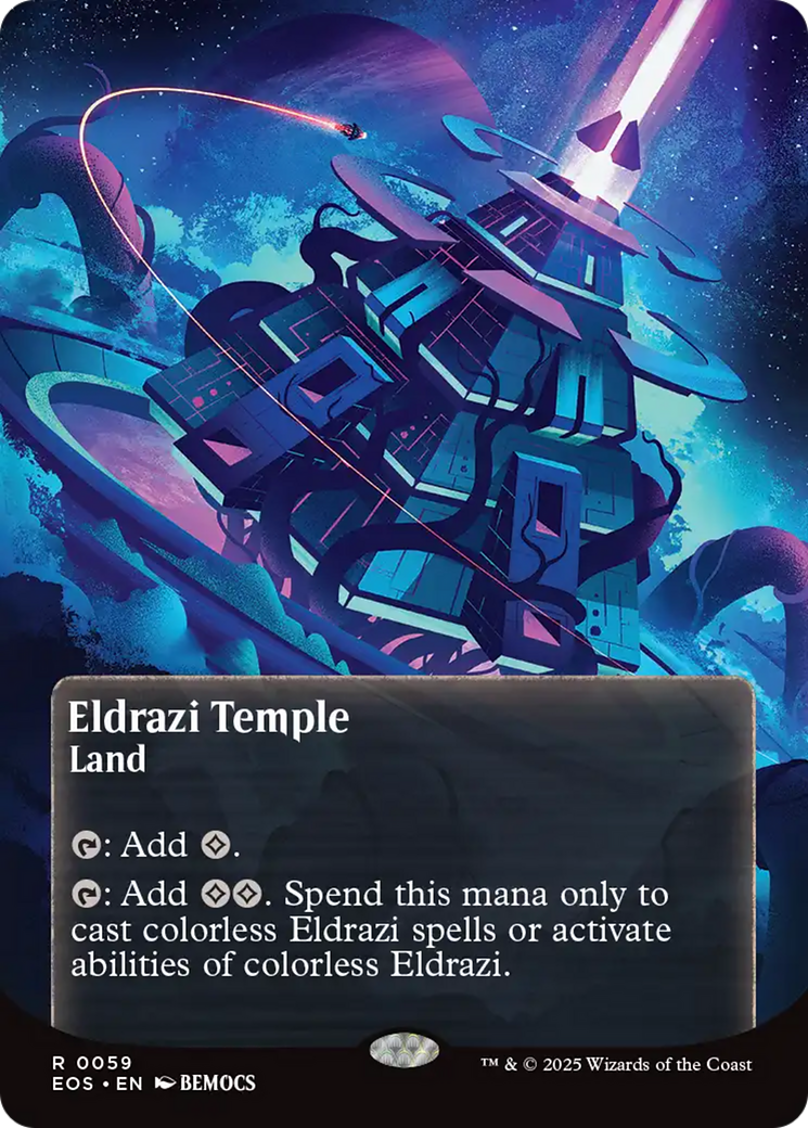Eldrazi Temple (0059) (Borderless) [Edge of Eternities: Stellar Sights] | Exor Games Summserside